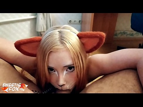 ❤️ Kitsune menelan batang dan air mani di dalam mulutnya Video seks pada ms.pornovore.ru ❤